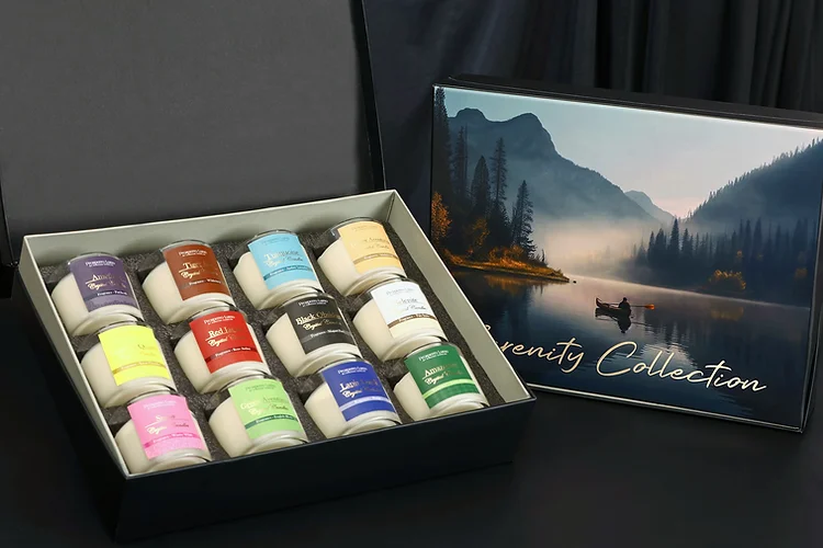 Set of 12 scented candle gift box Set of 12 scented candle gift box