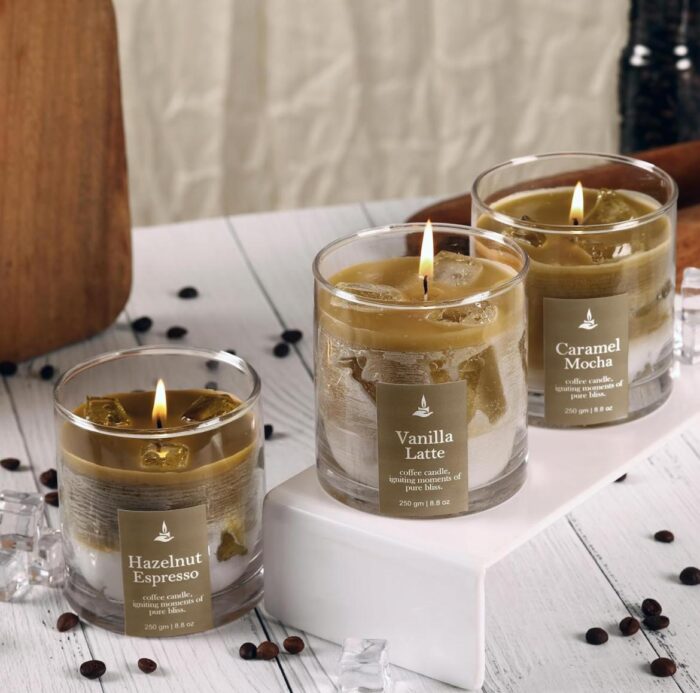 iced coffee candle
