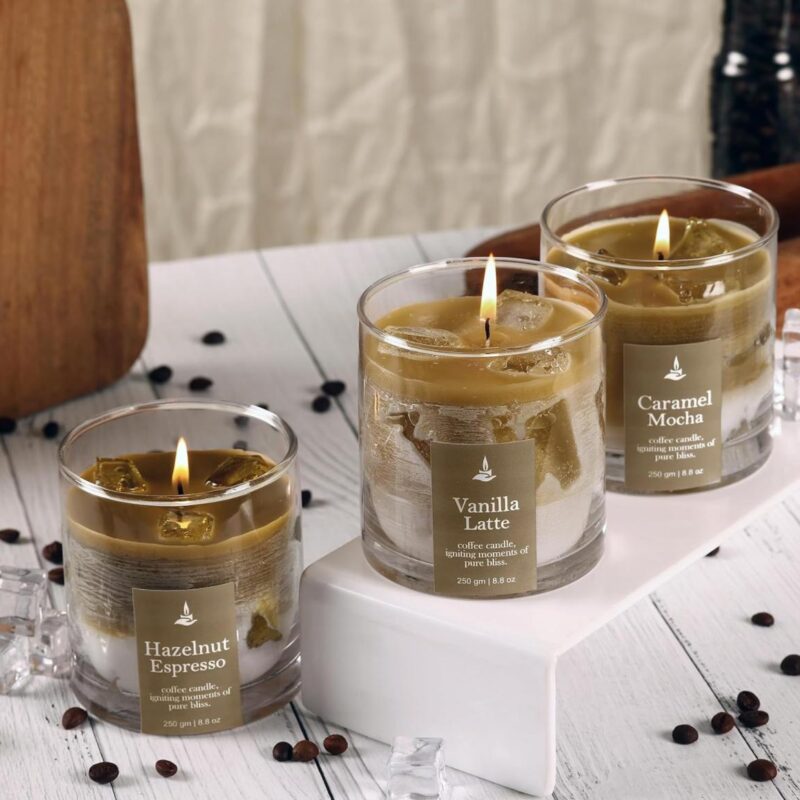 iced coffee candle