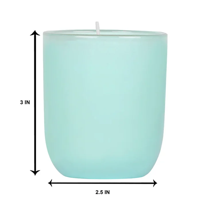 Scented Glass Candle (Vanilla)