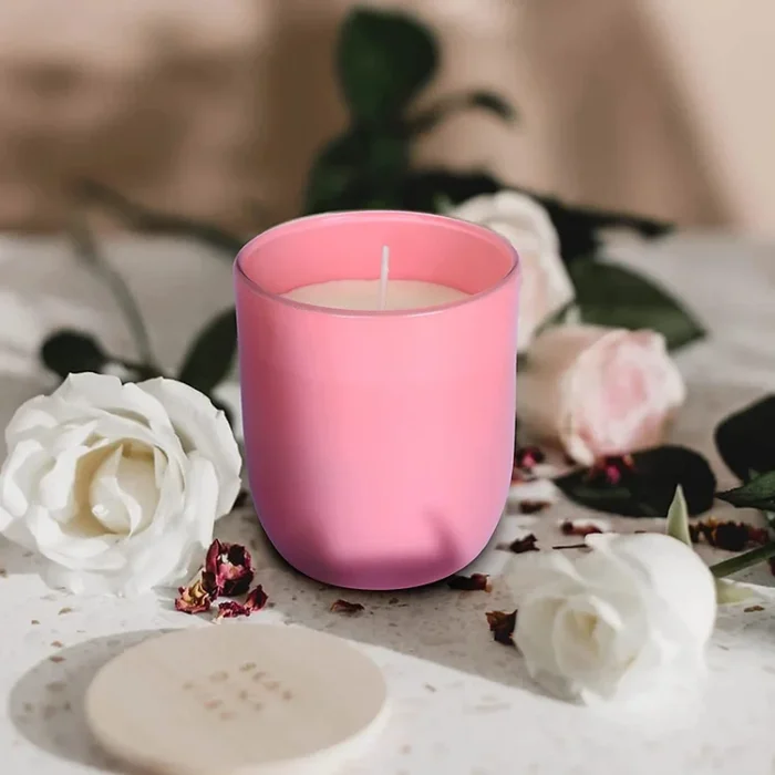 Scented Glass Candle (Vanilla)